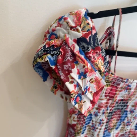 MISA LOS ANGELES
Ruchika Floral Romper size small red blue floral EUC - Picture 14 of 15